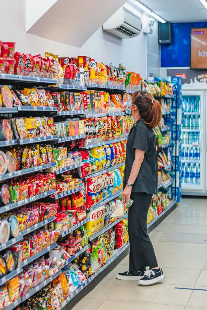 Korean convenience store CU or GS25 exterior