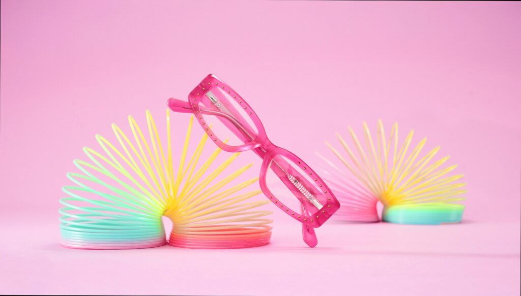 Fun props and accessories at Korean photo booth